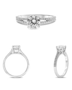 Four Prong Engagement Ring