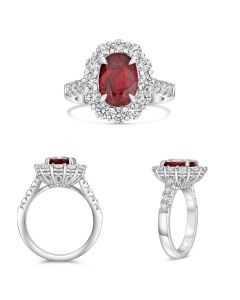 Oval Ruby Ring