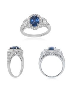 Oval Sapphire Ring