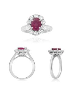 Oval Ruby Ring