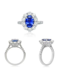 Oval Sapphire Ring