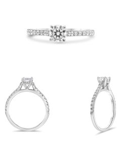 Four Prong Engagement Ring