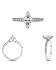 Two Prong Engagement Ring