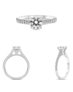 Four Prong Engagement Ring