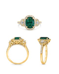 Oval Emerald Ring