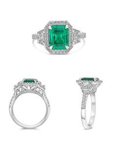 Emerald Cut Emerald Ring