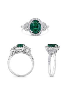 Oval Emerald Ring