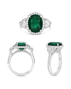 Oval Emerald Ring