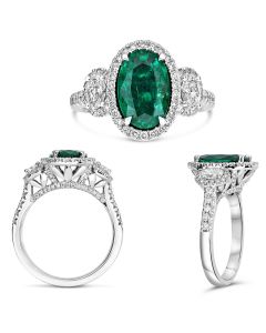 Oval Emerald Ring