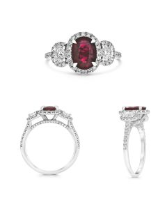 Oval Ruby Ring