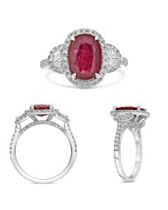 Oval Ruby Ring