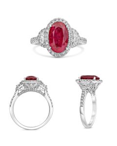 Oval Ruby Ring