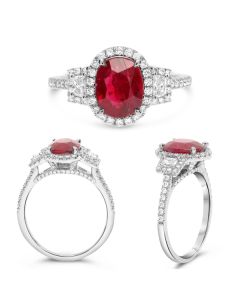 Oval Ruby Ring