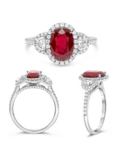 Oval Ruby Ring