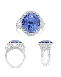Oval Sapphire Ring