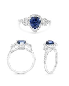 Pear Shape Sapphire Ring