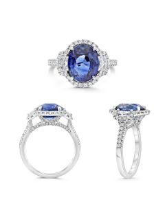 Oval Sapphire Ring
