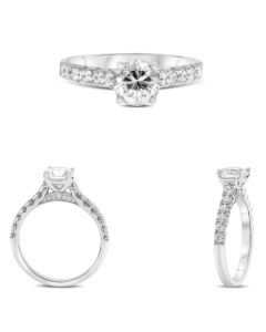 Four Prong Engagement Ring
