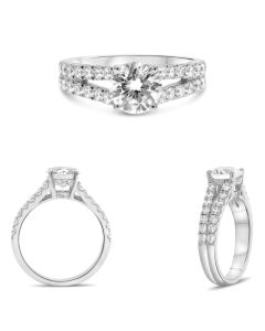 Four Prong Engagement Ring