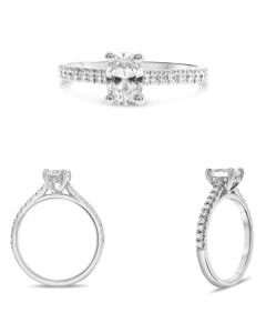 Four Prong Engagement Ring
