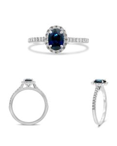 Oval Sapphire Ring