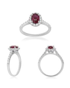 Oval Ruby Ring