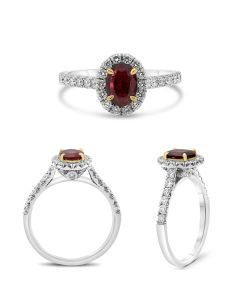 Oval Ruby Ring