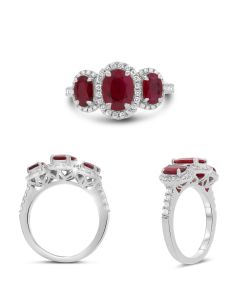 Oval Ruby Ring