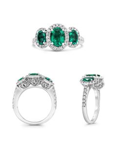 Oval Emerald Ring