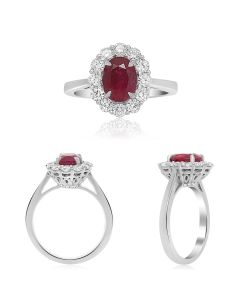 Oval Ruby Ring