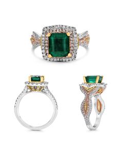 Emerald Cut Emerald Ring