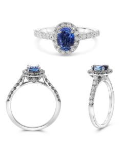 Oval Sapphire Ring