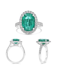 Oval Emerald Ring