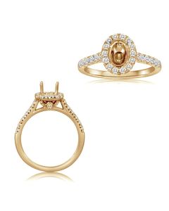 Oval Diamond Ring