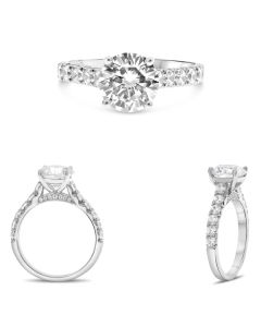 Four Prong Engagement Ring