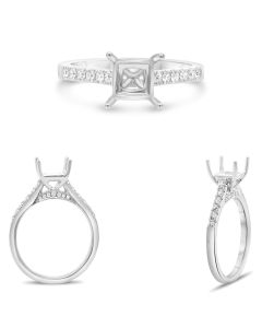 Classic Diamond Shank Engagement Setting