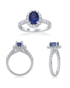 Oval Sapphire Ring
