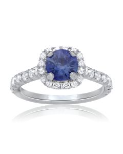 Cushion Sapphire Ring