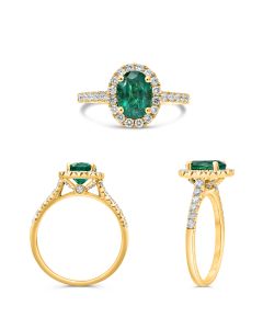 Oval Emerald Ring