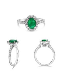 Oval Emerald Ring