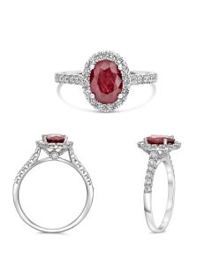 Oval Ruby Ring