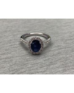 Oval Sapphire Ring
