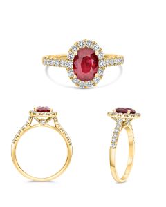 Oval Ruby Ring