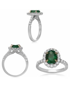 Oval Emerald Ring
