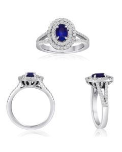 Oval Sapphire Ring