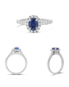 Oval Sapphire Ring