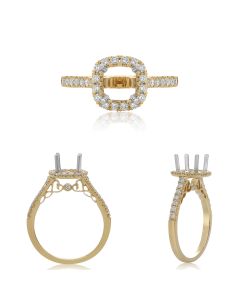 Cushion Diamond Ring