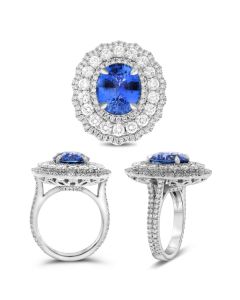 Oval Sapphire Ring