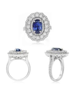 Oval Sapphire Ring