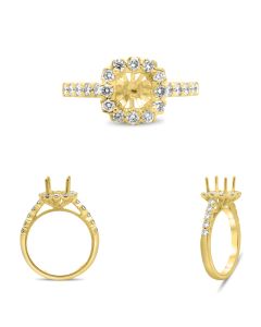 Cushion Diamond Ring